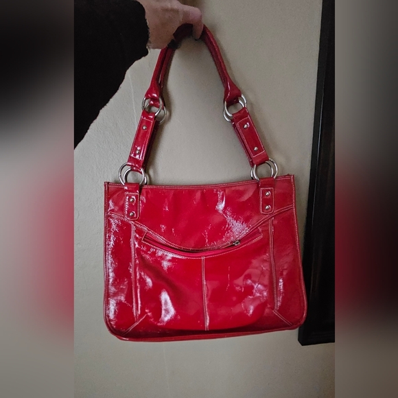Red Patent Leather Women's Tote/purse - Picture 14 of 14